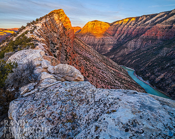 On the rim of Whirlpool canyon
