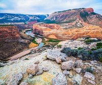 Above the confluence of the Green and Yampa rivers