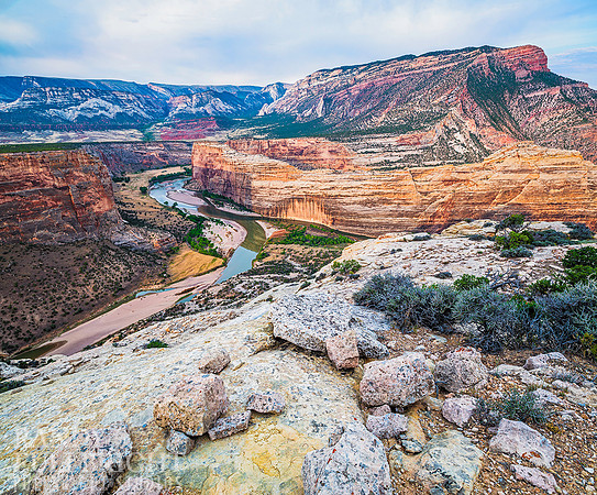 Above the confluence of the Green and Yampa rivers