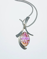 Cacoxnite pendant 60mm x 30mm
