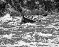 A Dory in Moonshine Rapid