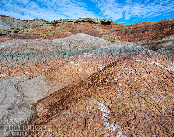 Colorful Eocene clay