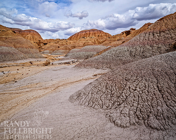 Red,orange and lavender clay