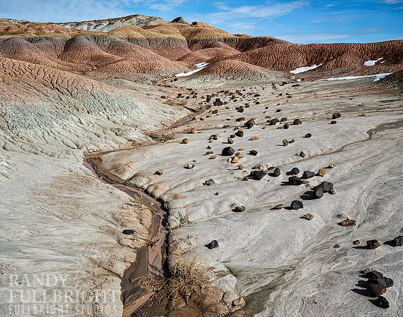 Toward the clay hills