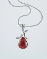 Dinosaur bone pendant 40mm x 20mm