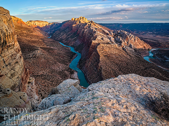 Dusk settling on Split Mountain