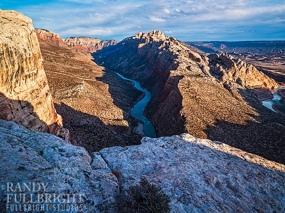 Into Split Mountain canyon