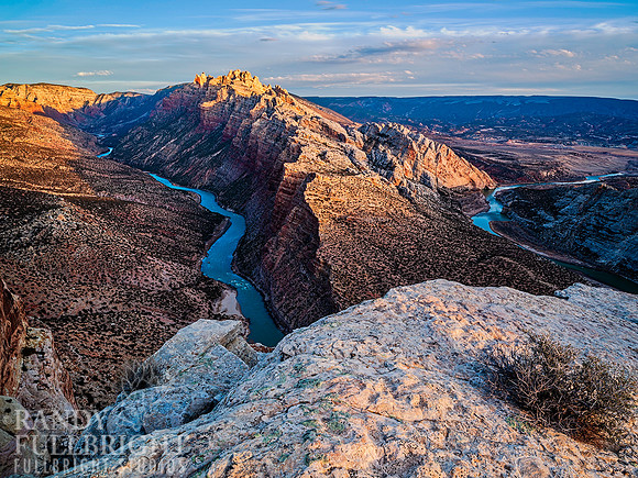 Sundown on Split Mountain